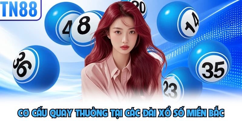Cơ cấu quay thưởng tại các đài xổ số miền Bắc