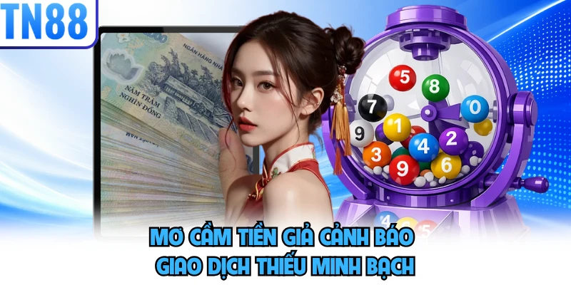Mơ cầm tiền giả cảnh báo giao dịch thiếu minh bạch